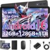 11 inch Tablet with Keyboard,Android 16 Tablet with Octa Core Processor