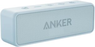 Anker soundcore 2 Portable Bluetooth Speaker, Stereo Sound, IPX7