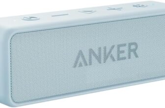 Anker soundcore 2 Portable Bluetooth Speaker, Stereo Sound, IPX7