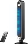 DREO Tower Fan for Bedroom, 28ft/s High Velocity, 9 Speeds, DC Motor