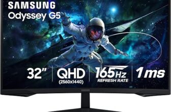 Samsung 32" Odyssey (G55C) Series QHD 1000R Curved Gaming Monitor,